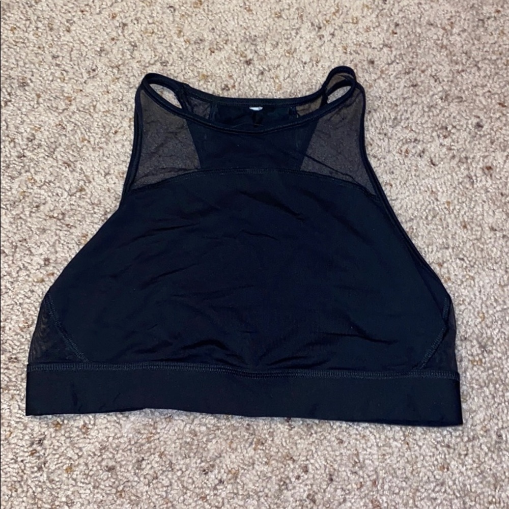 PINK High neck sports bra
